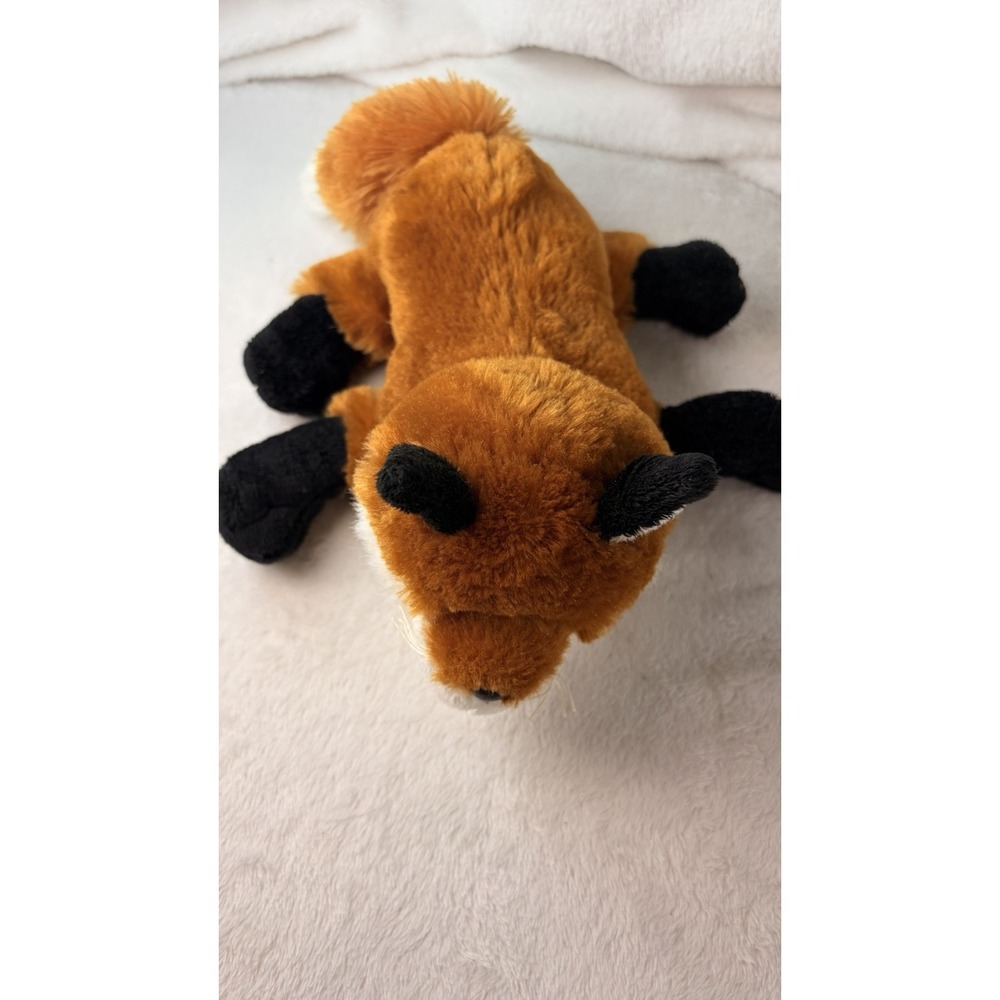 Vintage 00s Ganz Webkinz Red Fox Plush Stuffed Animal Magic W Logo Paw No Code